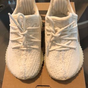 Authentic 2017 Cream White Yeezy for kids